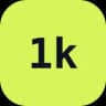 First 1,000 Users logo
