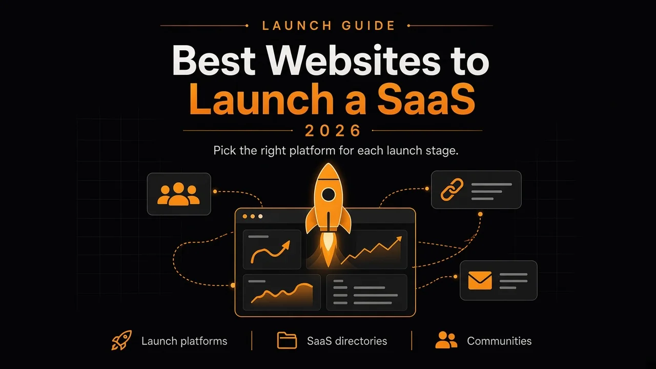 Best websites to launch a SaaS in 2026 by channel and stage