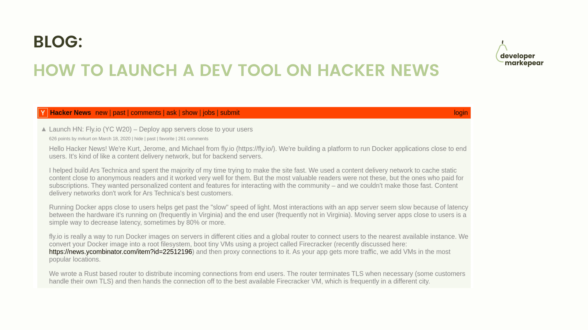 Hacker News Show HN front page