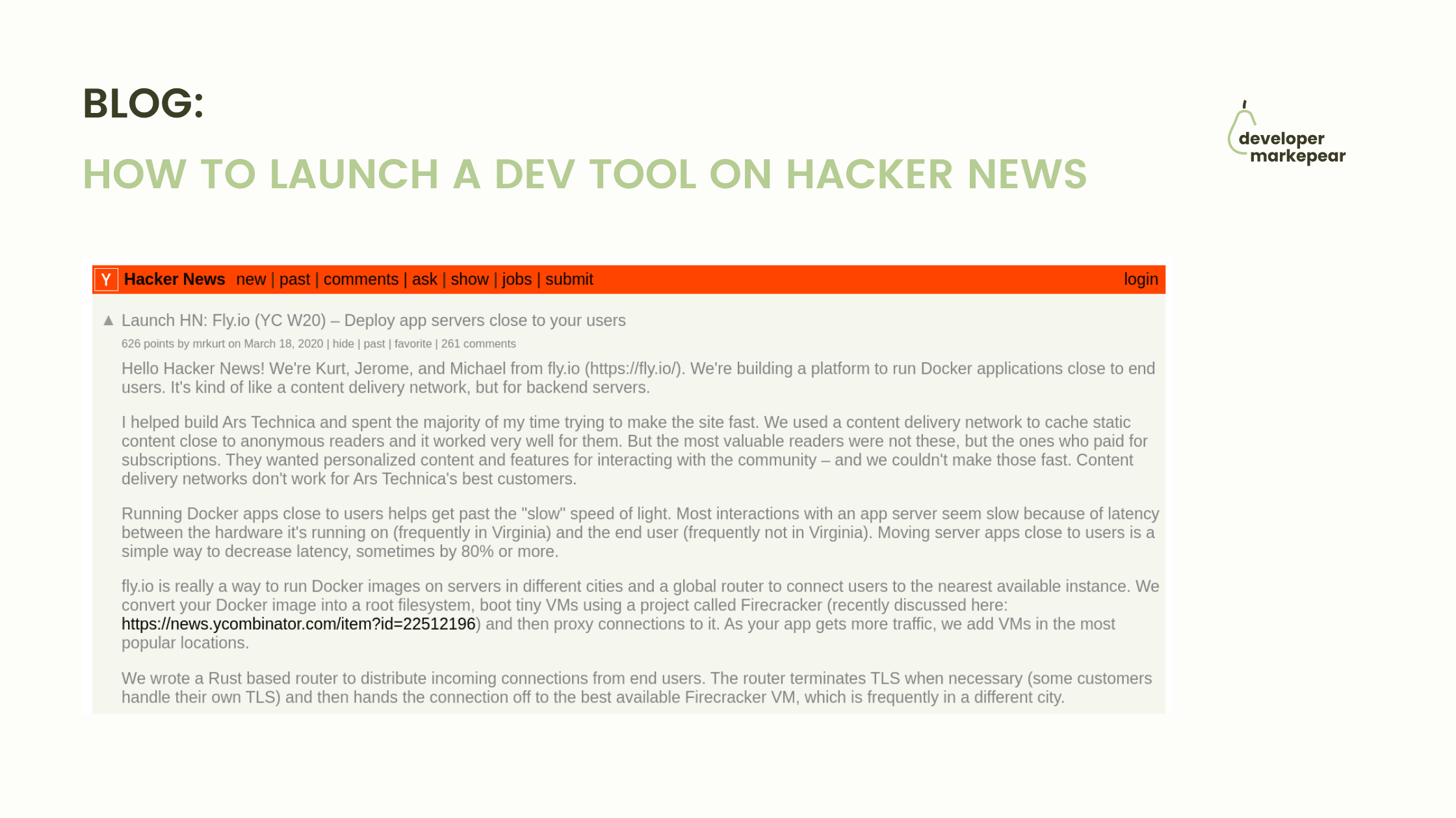 Hacker News Show HN front page