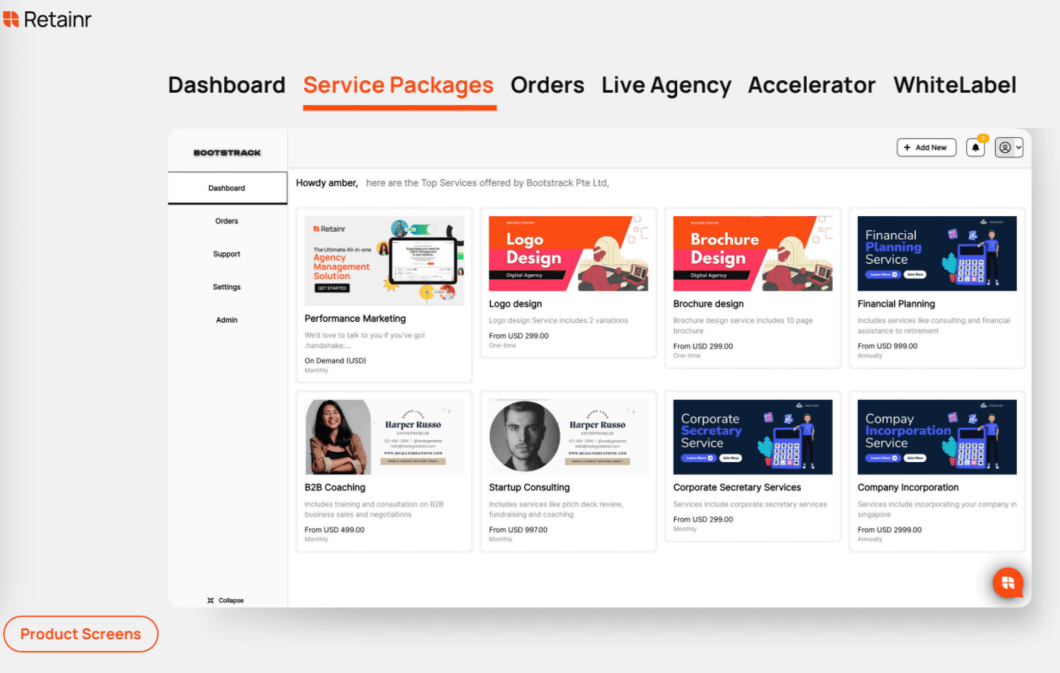 Retainr: Client Management Software for Freelancers screenshot 4