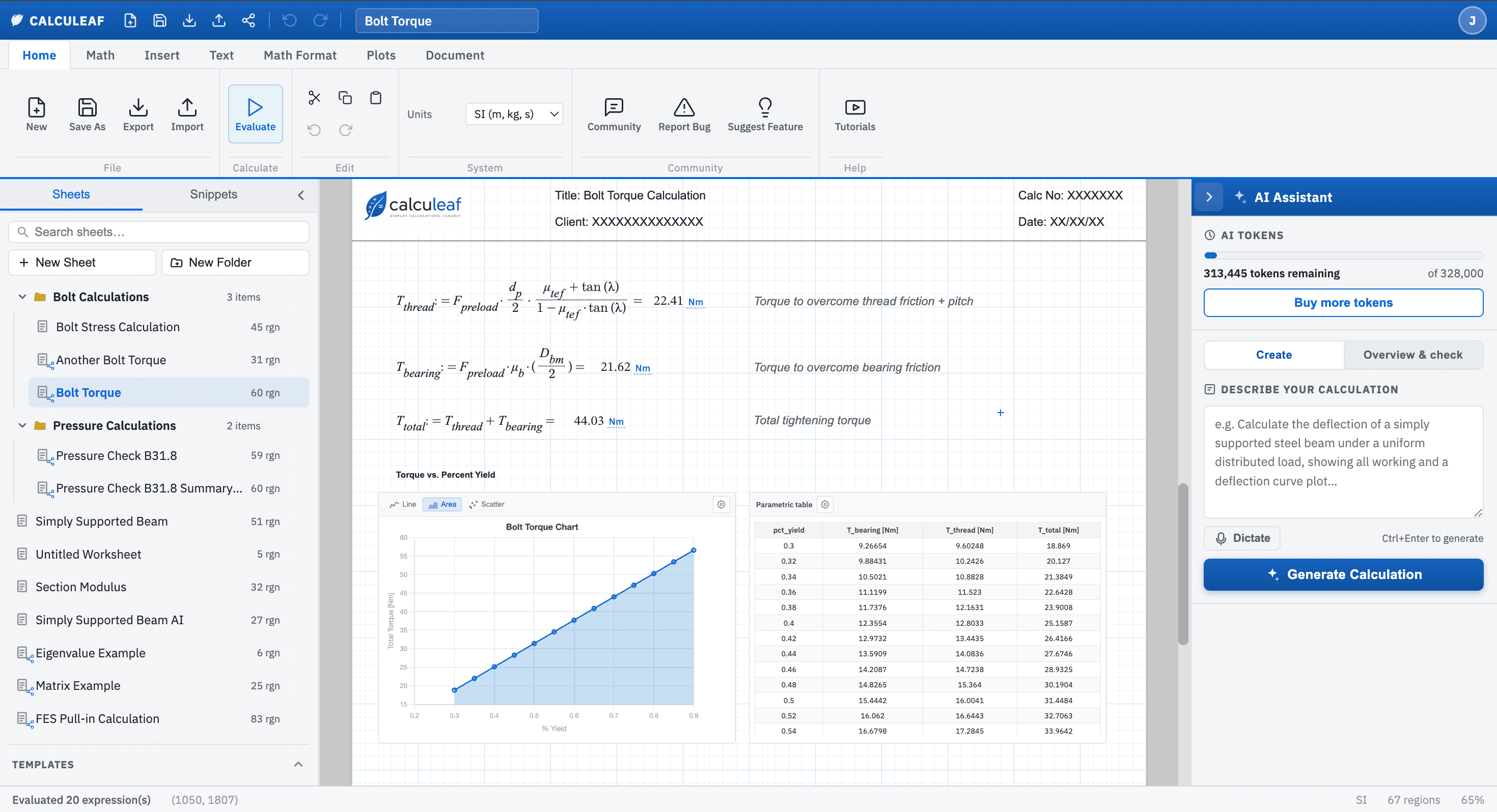 Calculeaf screenshot 2