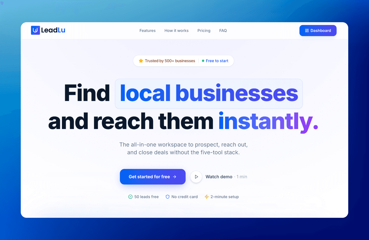 LeadLu screenshot
