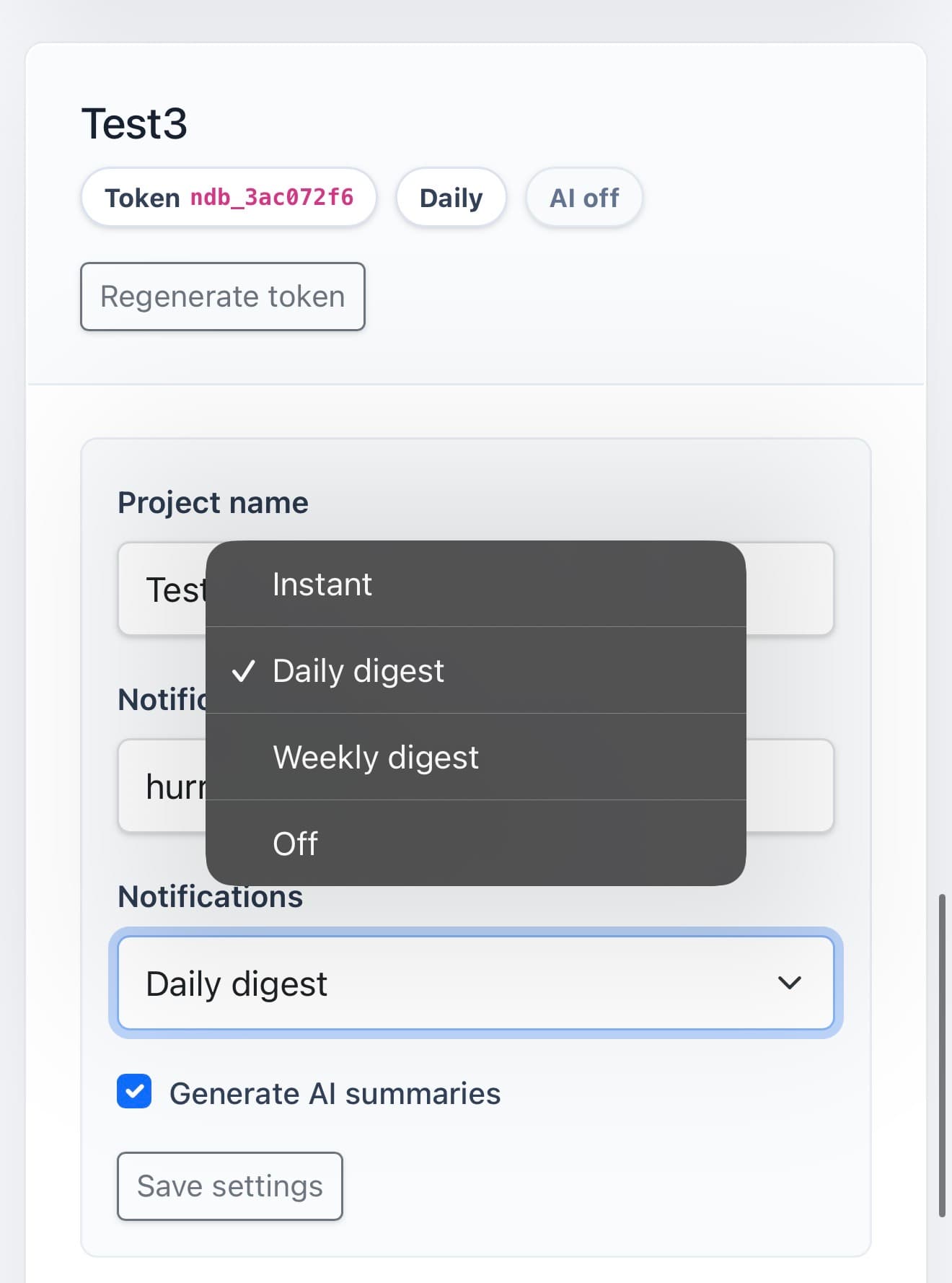 NotifyDB screenshot 3