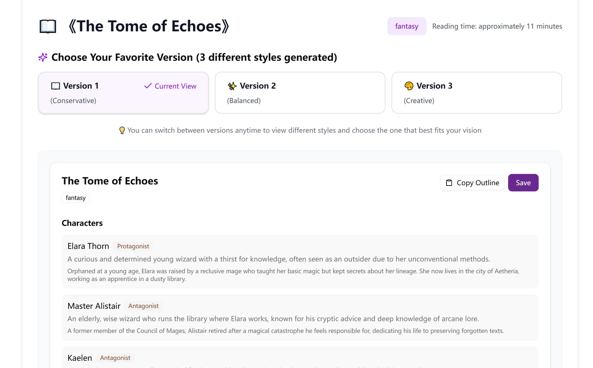 AI Story Writer screenshot 2