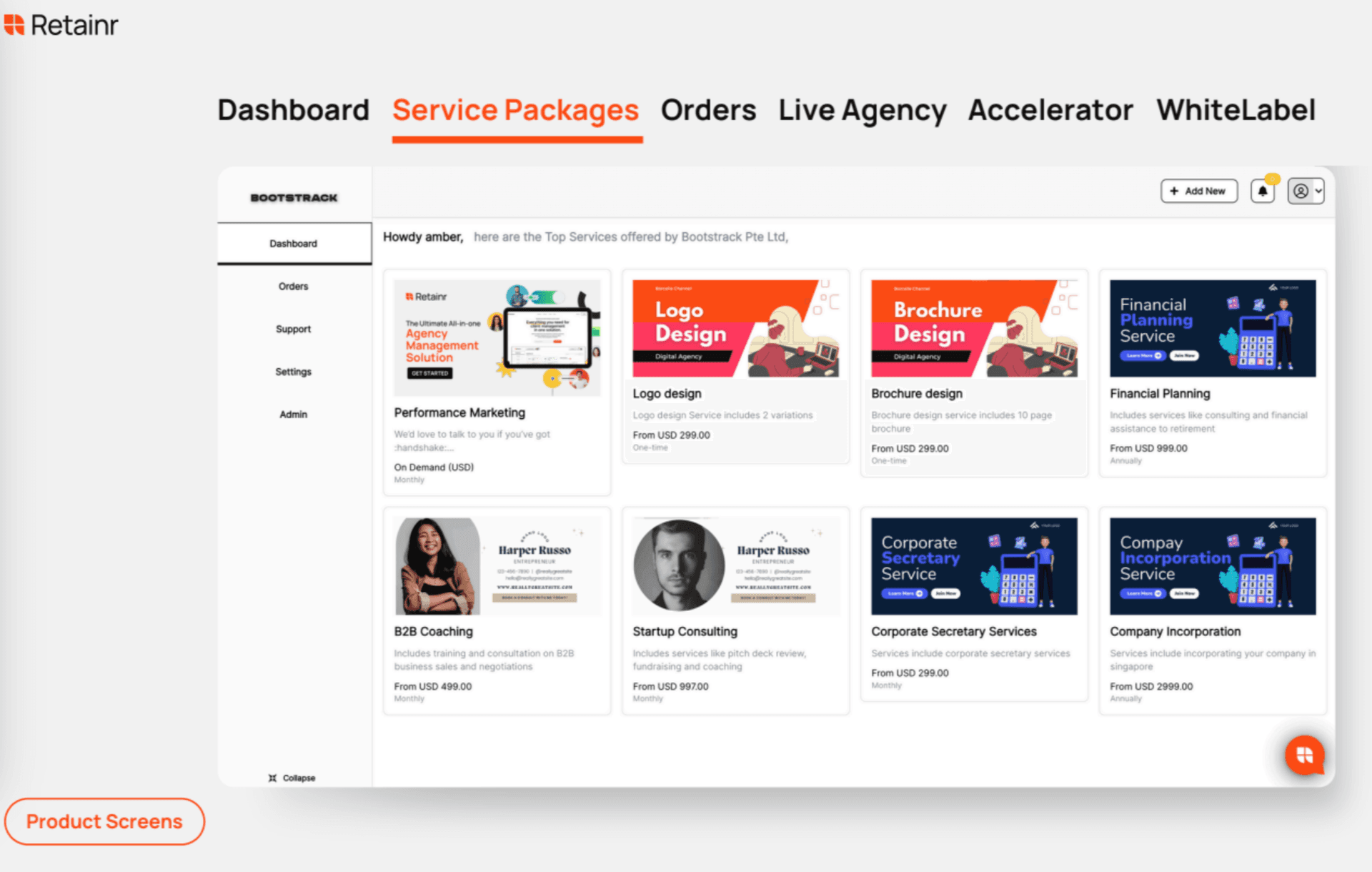 Retainr: Client Management Software for Freelancers screenshot 4