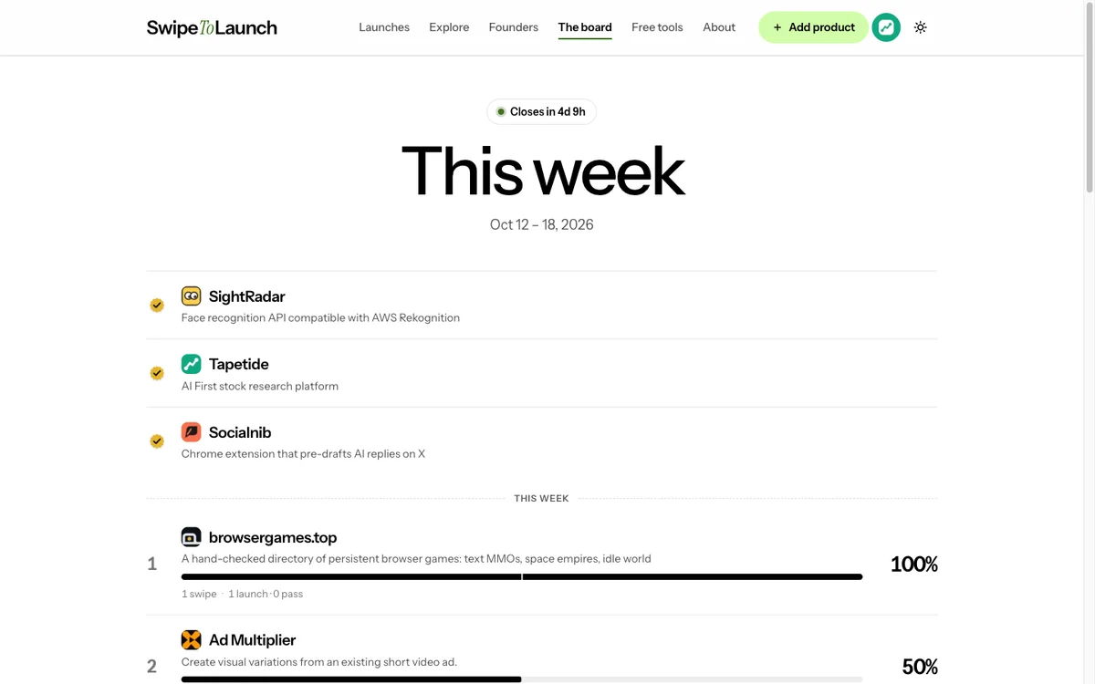 SwipeToLaunch screenshot 2