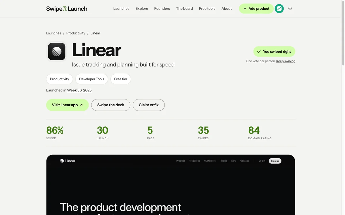 SwipeToLaunch screenshot 3
