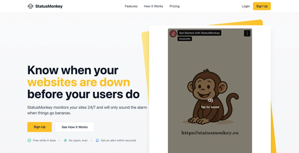 Status Monkey preview