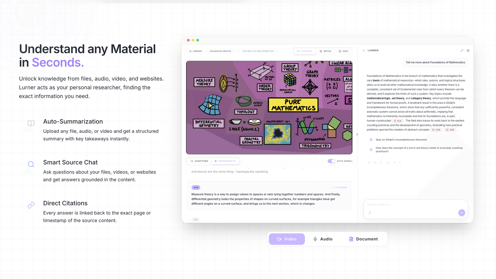 Lurner - Learn anything step-by-step through interactive exercises