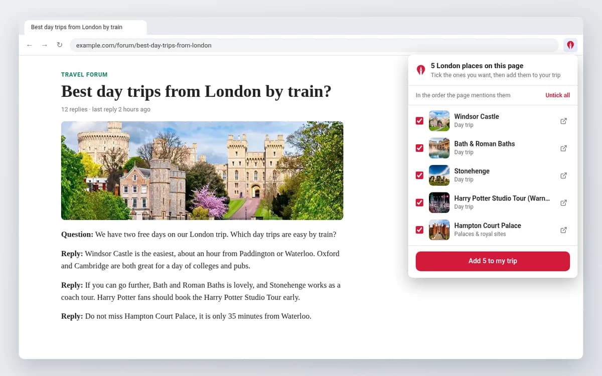 London Tourist Map: Map this page screenshot 3