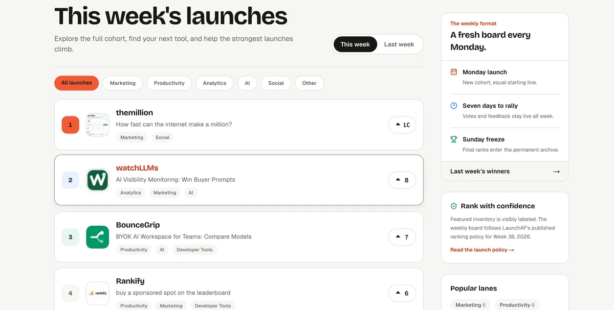 LaunchAF screenshot 2