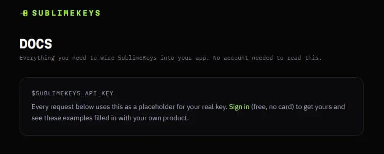 SublimeKeys screenshot 3