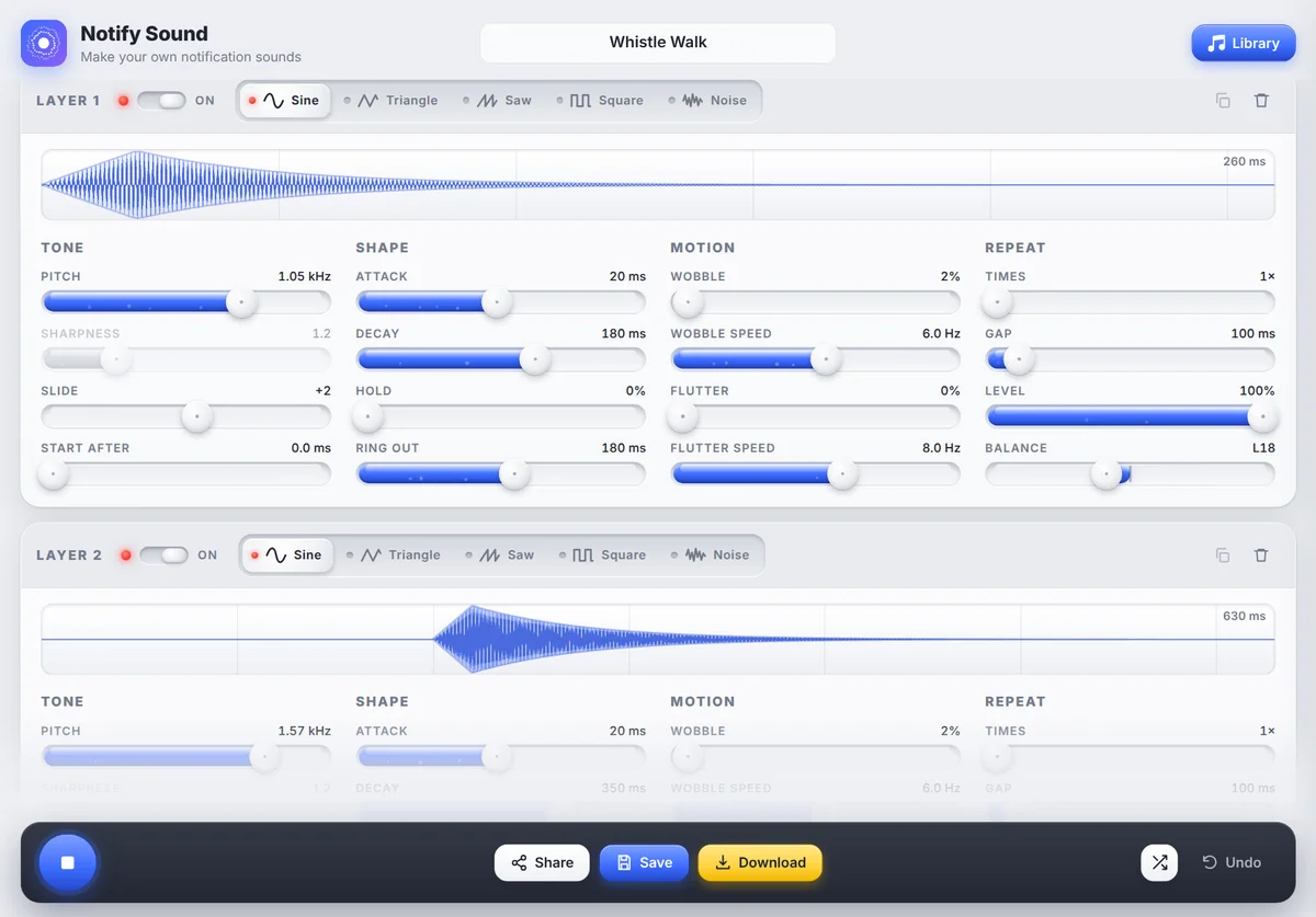 Notify Sound screenshot 4