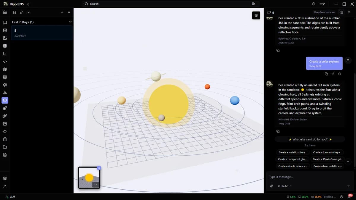 hippoxOS screenshot 5