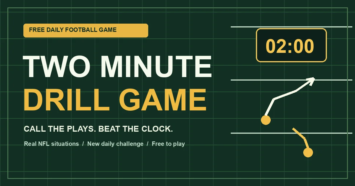Two-Minute Drill - Take the headset. Call the plays. Win the drive.
