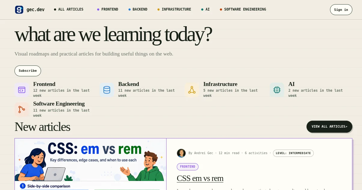 gec.dev preview