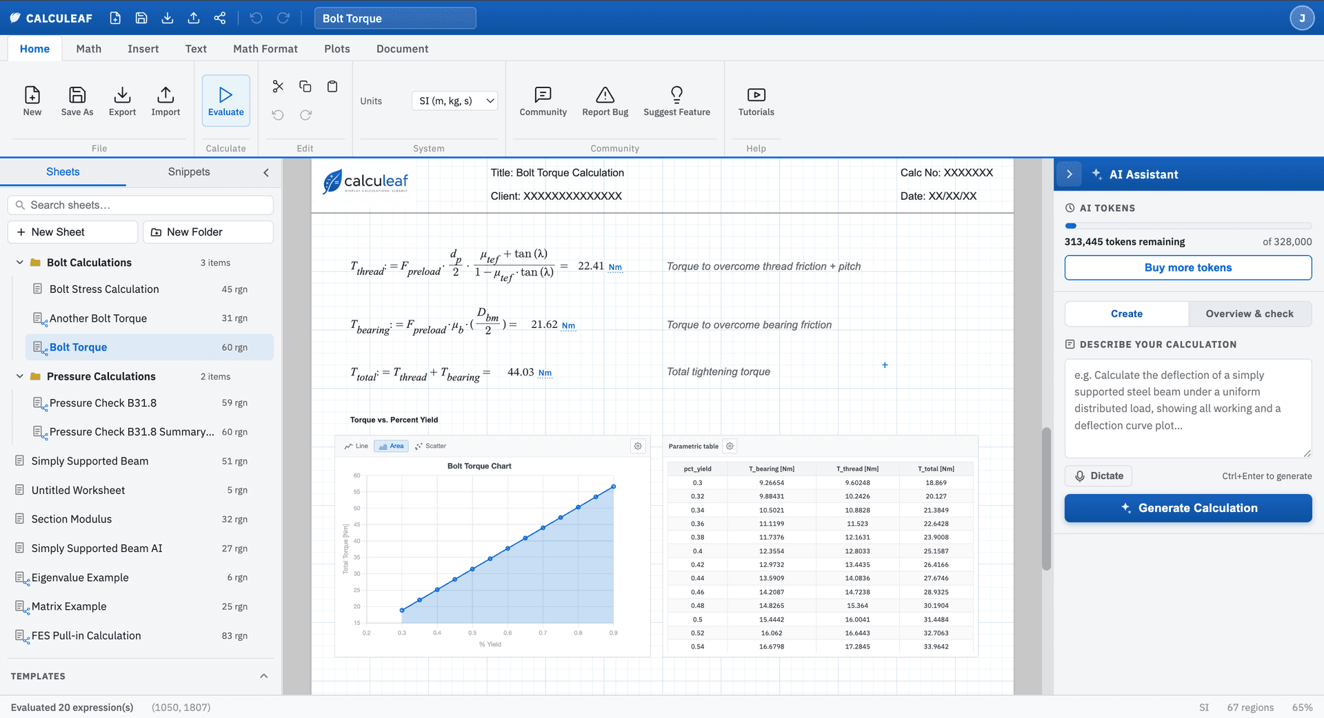Calculeaf screenshot 2