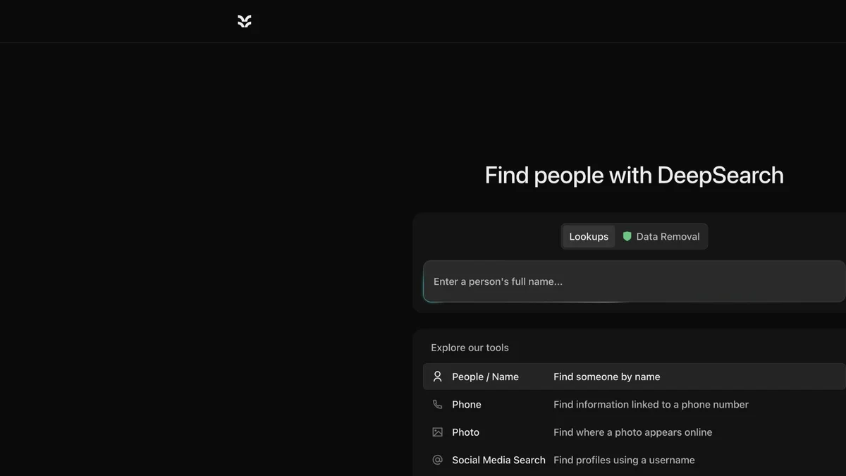 DeepSearch - Public-information lookup with source links