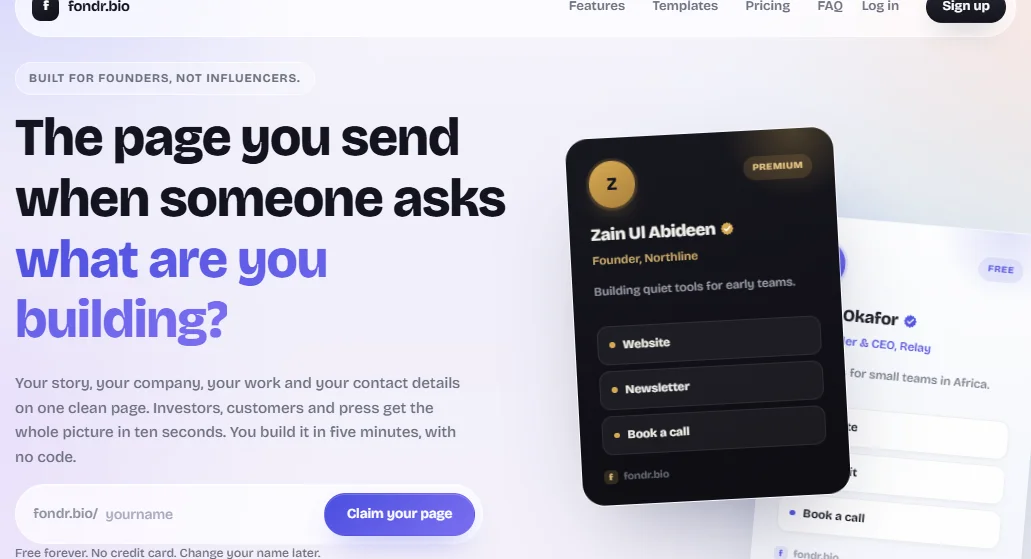 fondr.bio preview