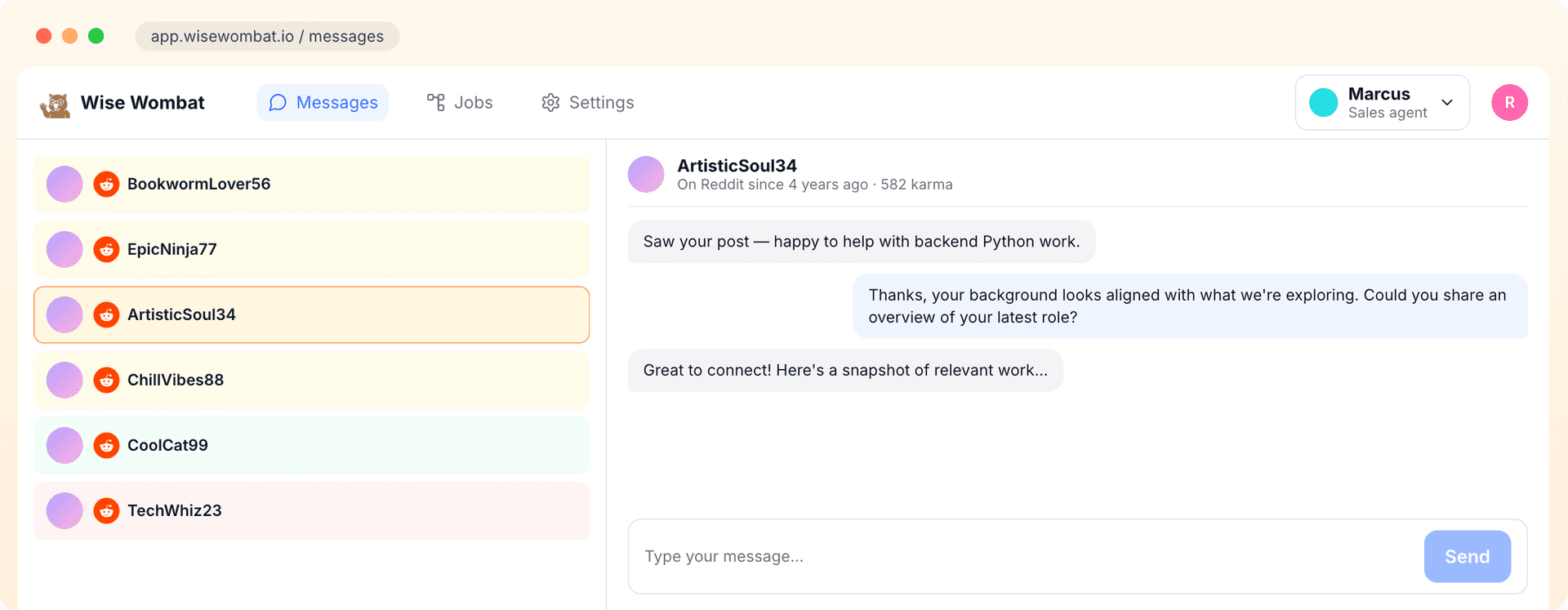 Wise Wombat screenshot 3