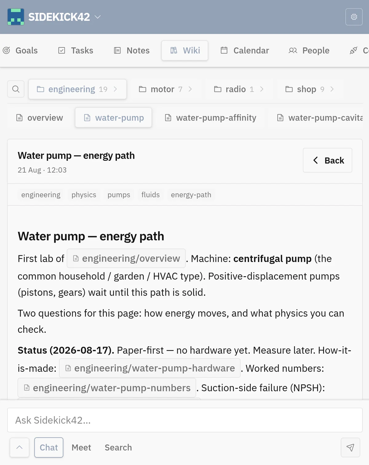 Sidekick42 screenshot 2