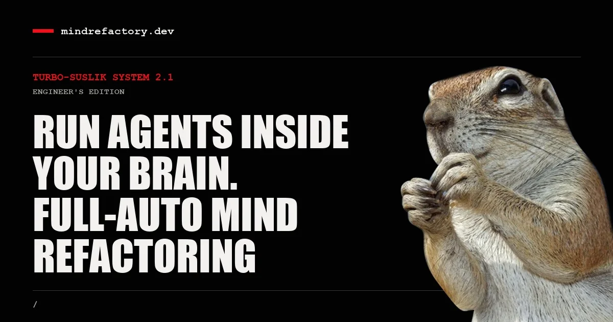 Mind Refactory - Run agents inside your brain