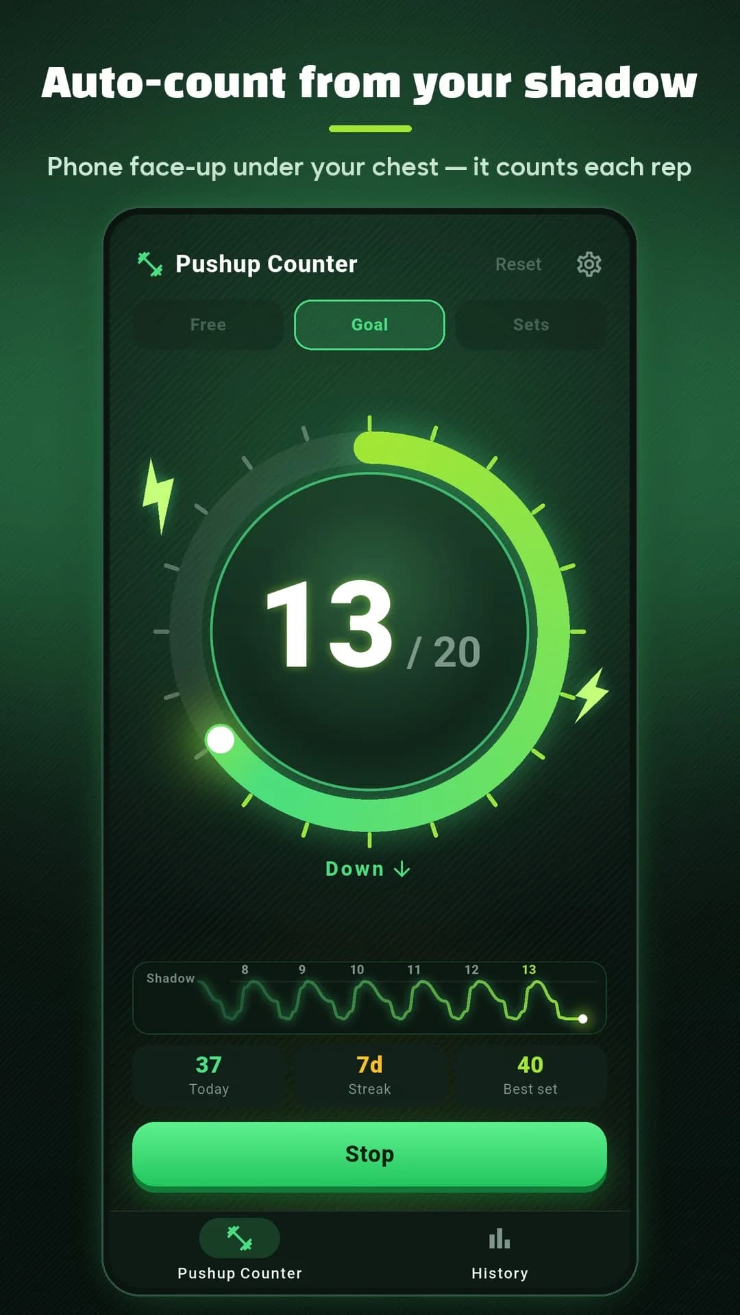 Pushup Counter - Rep Tracker screenshot 2