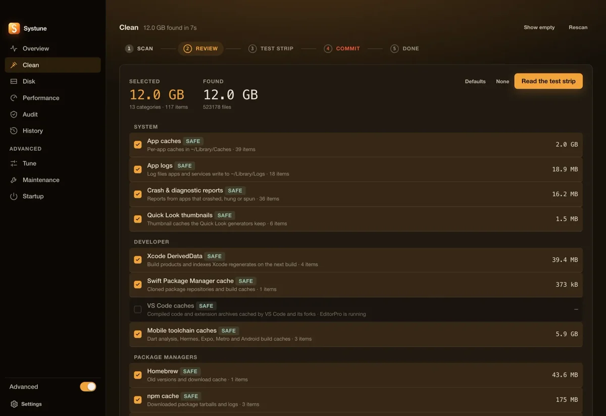 Systune screenshot 2