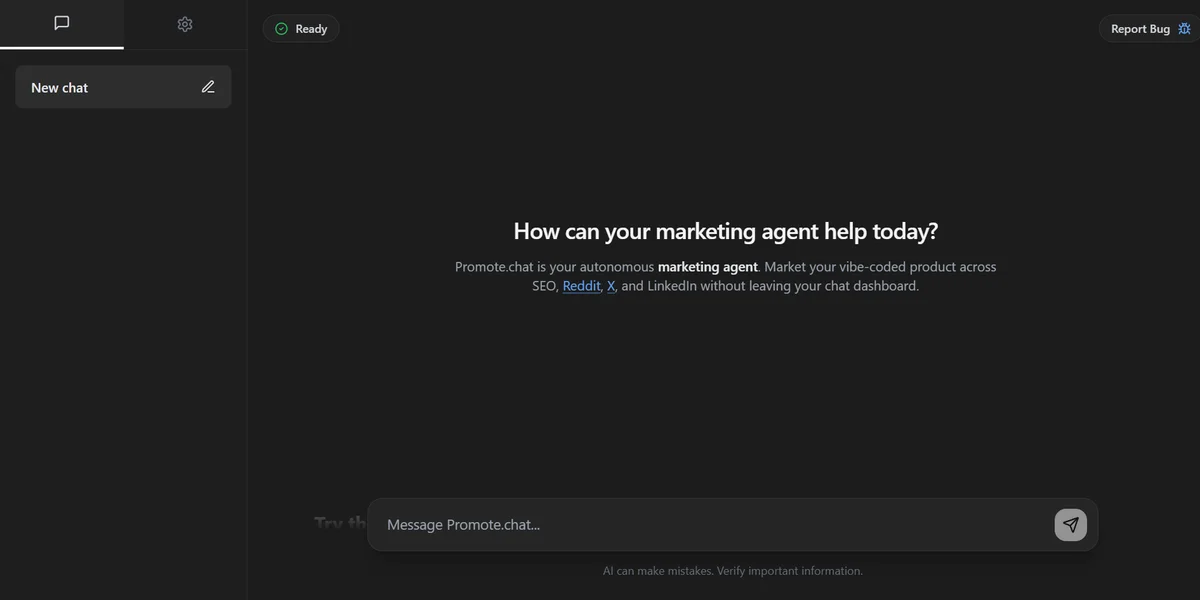 Promote.chat preview