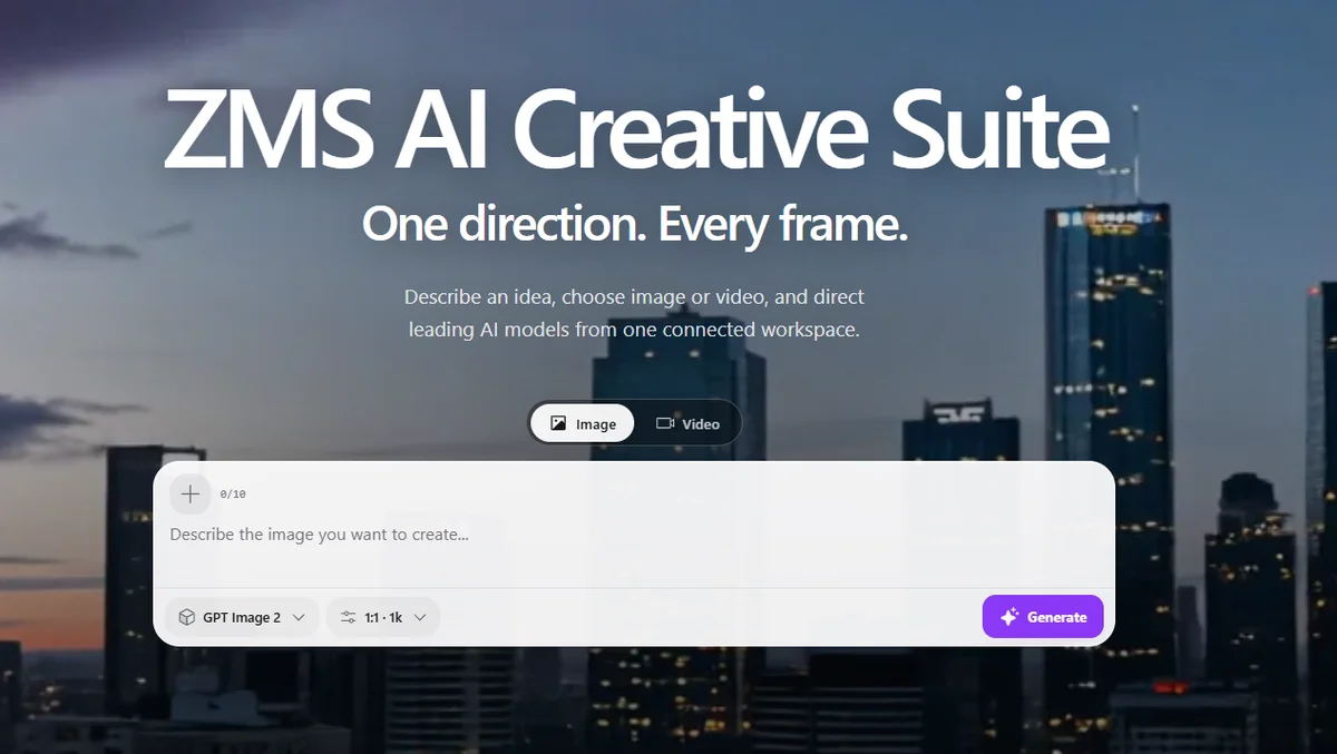 ZMS AI Creative Suite - ZMS AI – AI Creative Suite for Stunning Videos & Images