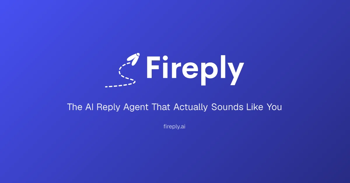 Fireply AI - AI replies on X that actually sound like you