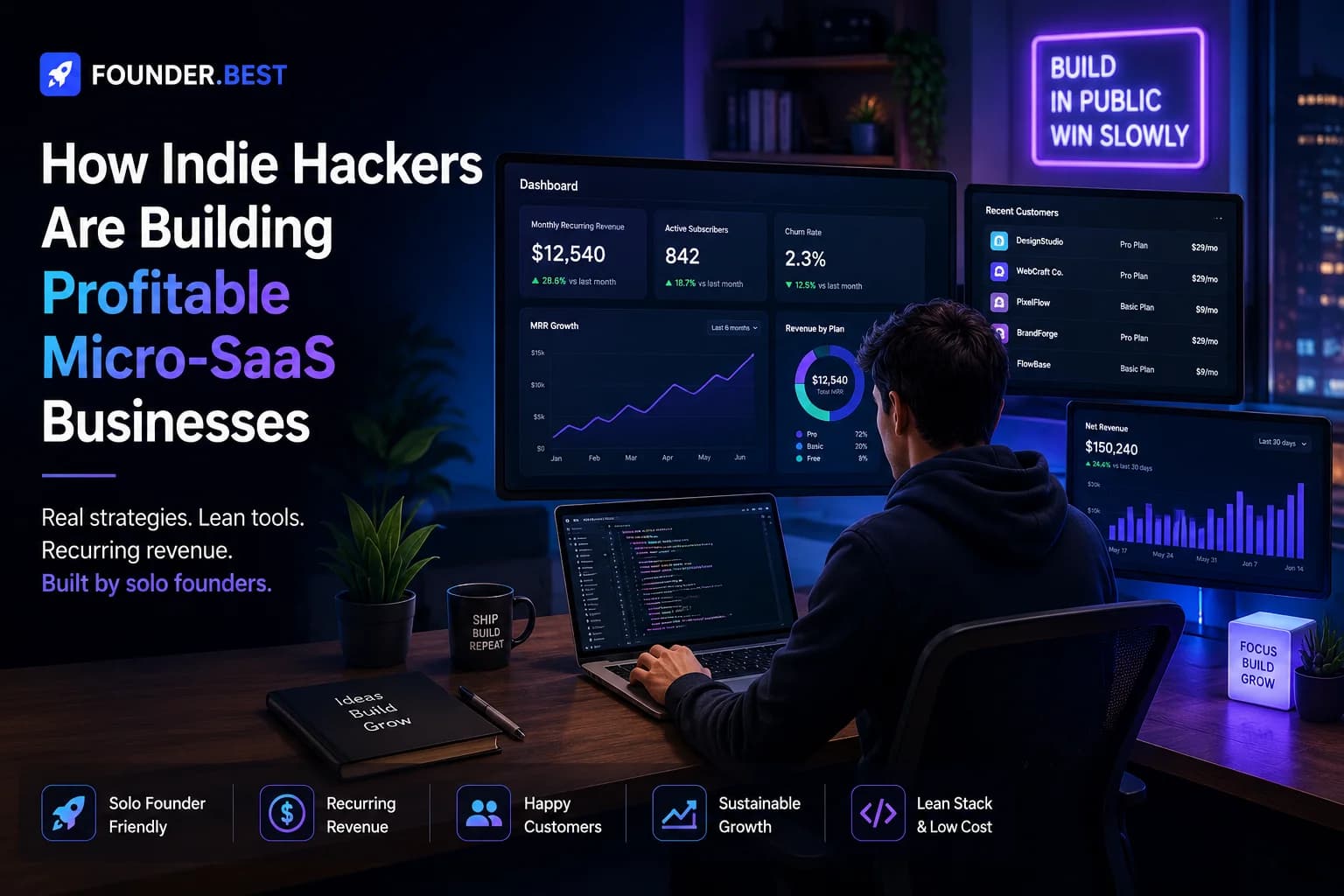 How Indie Hackers Are Building Profitable Micro-SaaS Businesses cover image
